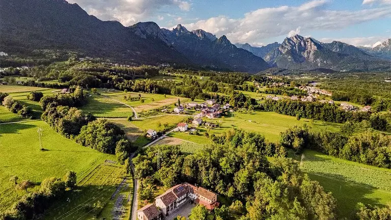 Struttura esterna vista dall'alto - Agriturismo Fattoria dei Fiori