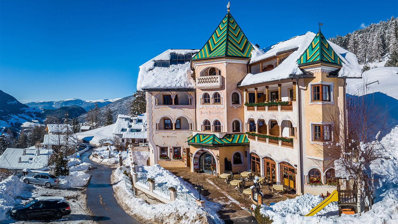 Struttura esterna inverno - Hotel Ansitz Jakoberhof
