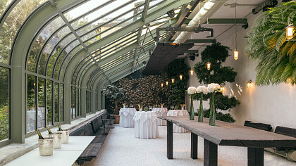 Struttura esterna sera - Parkhotel Laurin