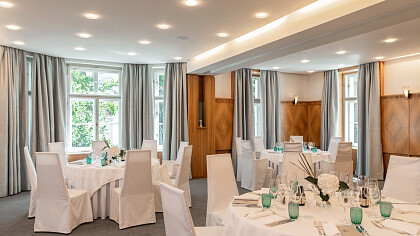 Struttura esterna sera - Parkhotel Laurin
