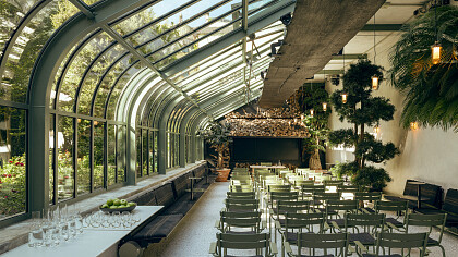 Struttura esterna sera - Parkhotel Laurin