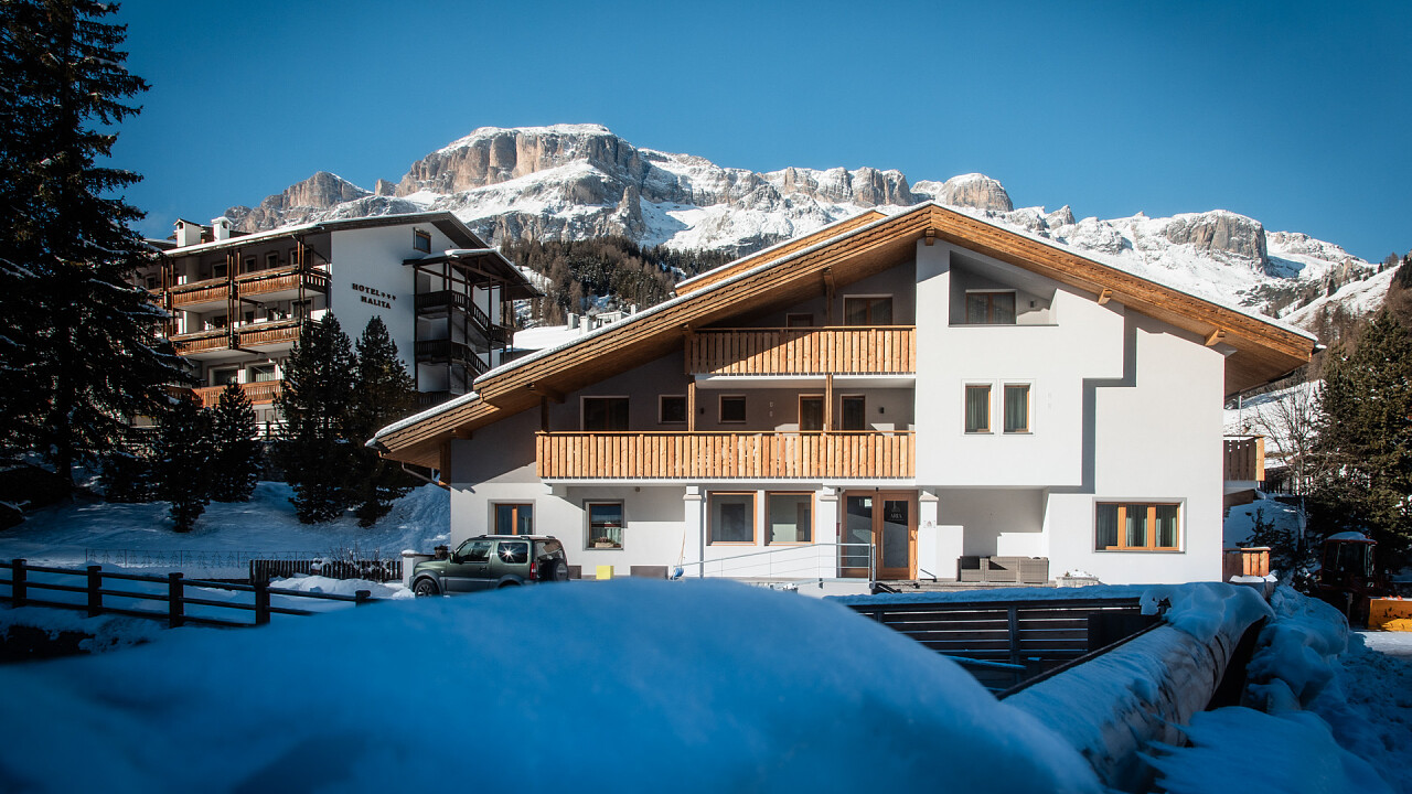 Struttura esterna inverno - Chalet Aria