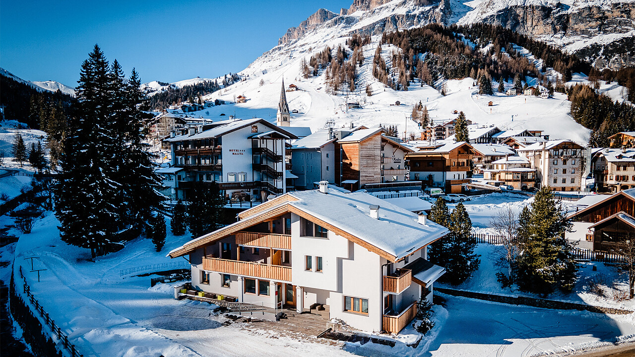 Struttura esterna inverno - Chalet Aria