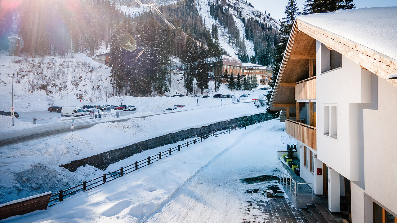 Struttura esterna inverno - Chalet Aria