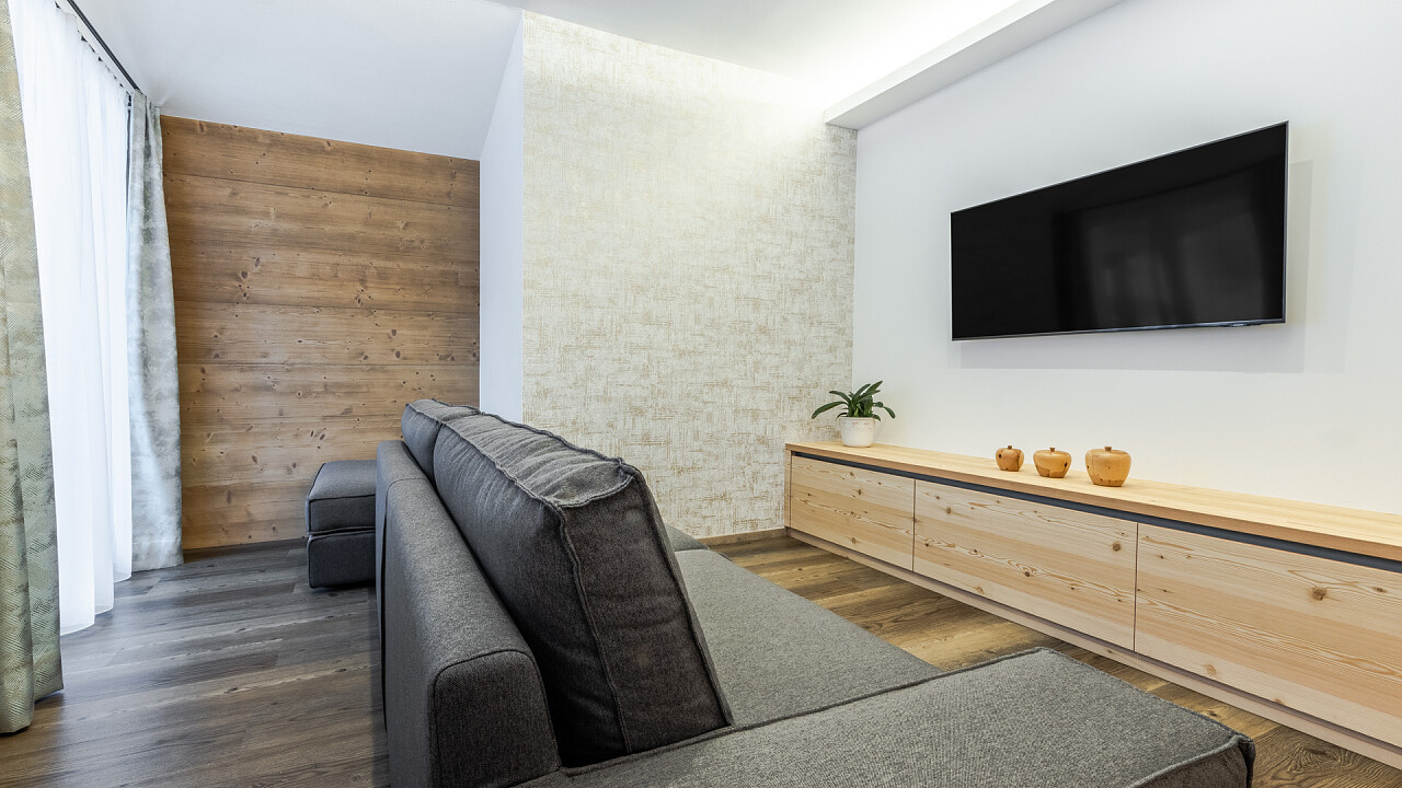 Salotto - Appartamento 103 - Chalet Aria