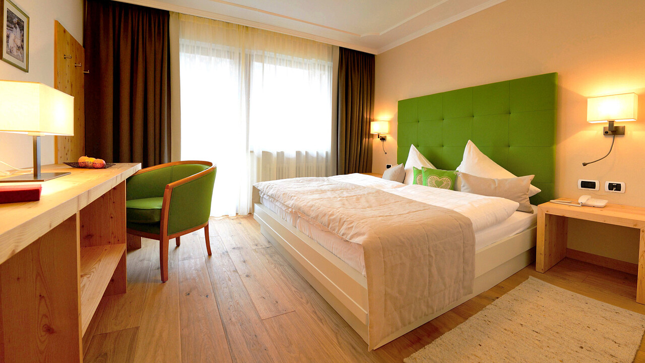 Letto matrimoniale - Camera Doppia Classic - Hotel Brunnerhof