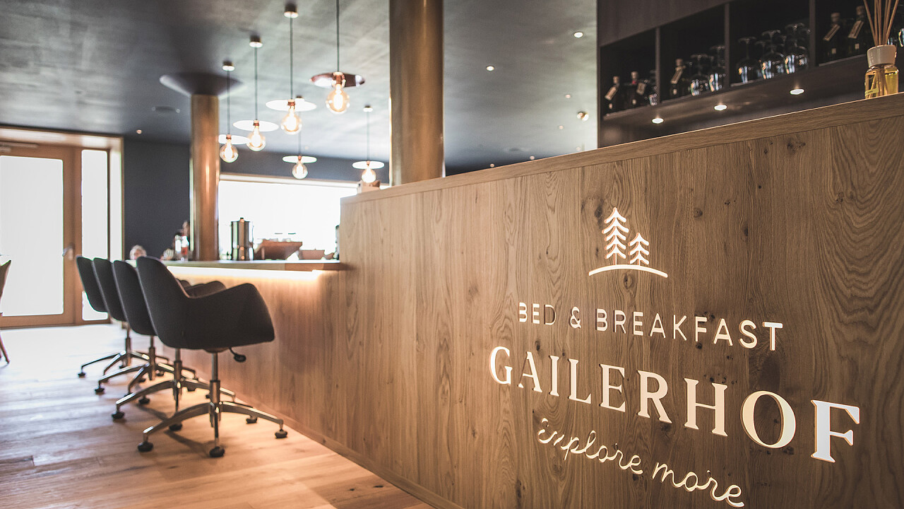 Reception - Gailerhof Hotel B&B