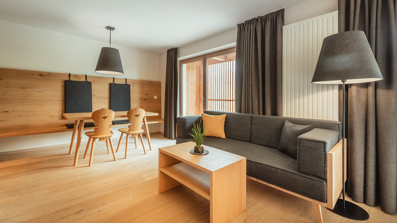 Salotto - Appartamento Suite Family - Gailerhof Hotel B&B