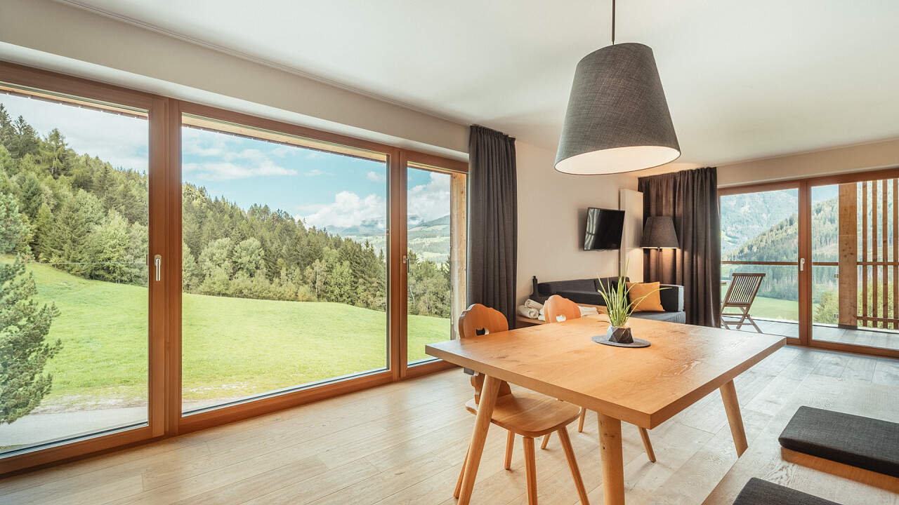 Salotto - Appartamento Suite Sauna - Gailerhof Hotel B&B