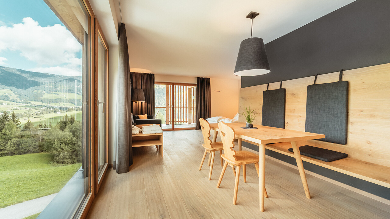 Salotto - Appartamento Suite Sauna - Gailerhof Hotel B&B