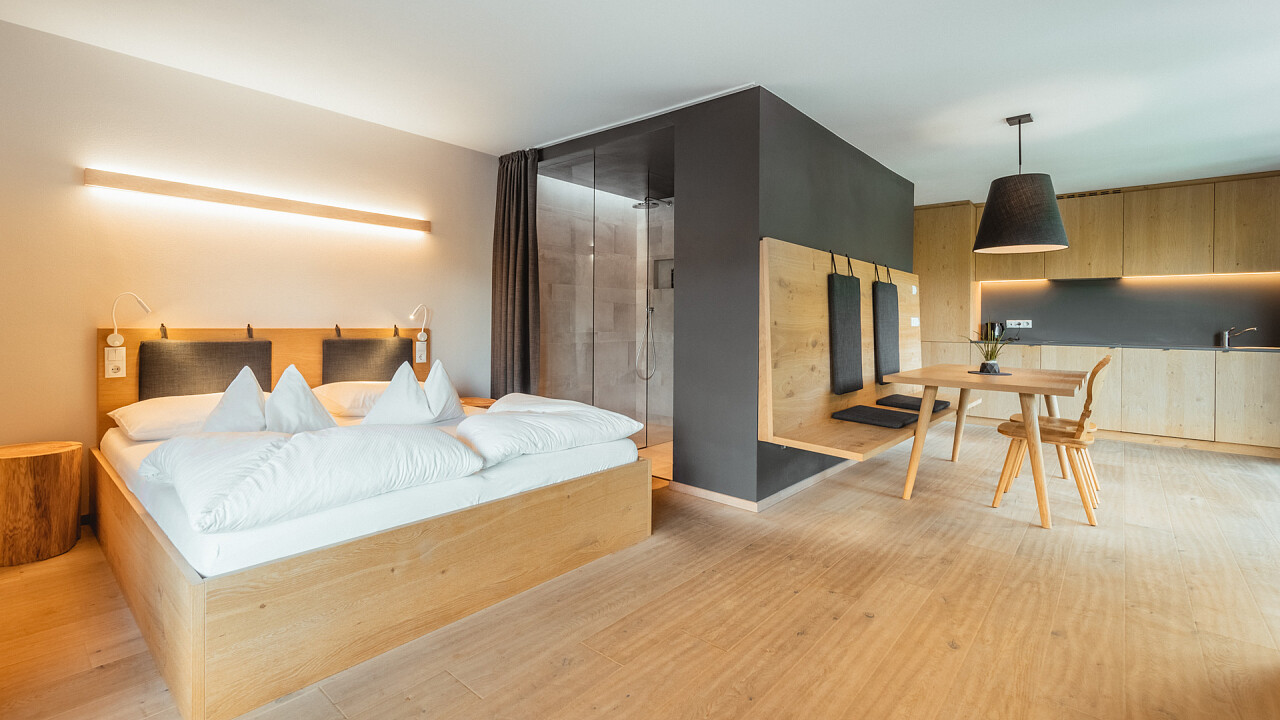 Camera matrimoniale - Appartamento Suite Sauna - Gailerhof Hotel B&B