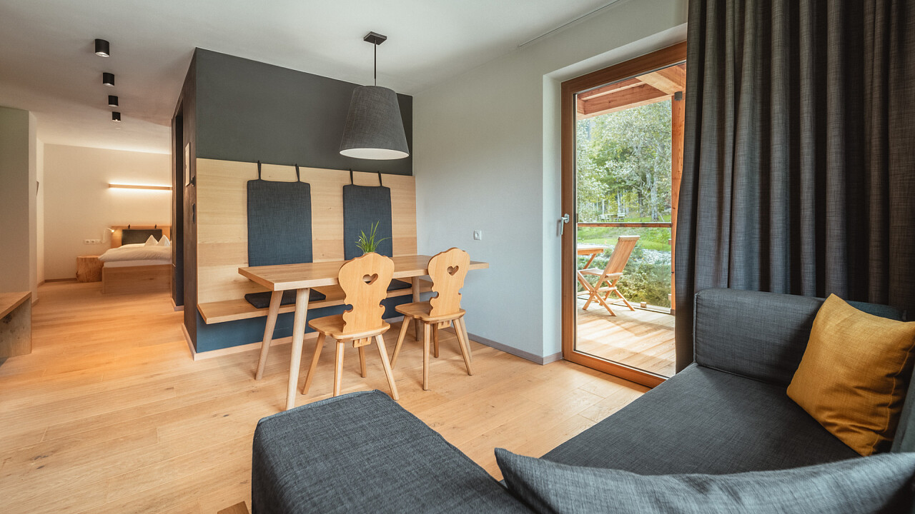 Salotto - Appartamento Suite Sud - Gailerhof Hotel B&B