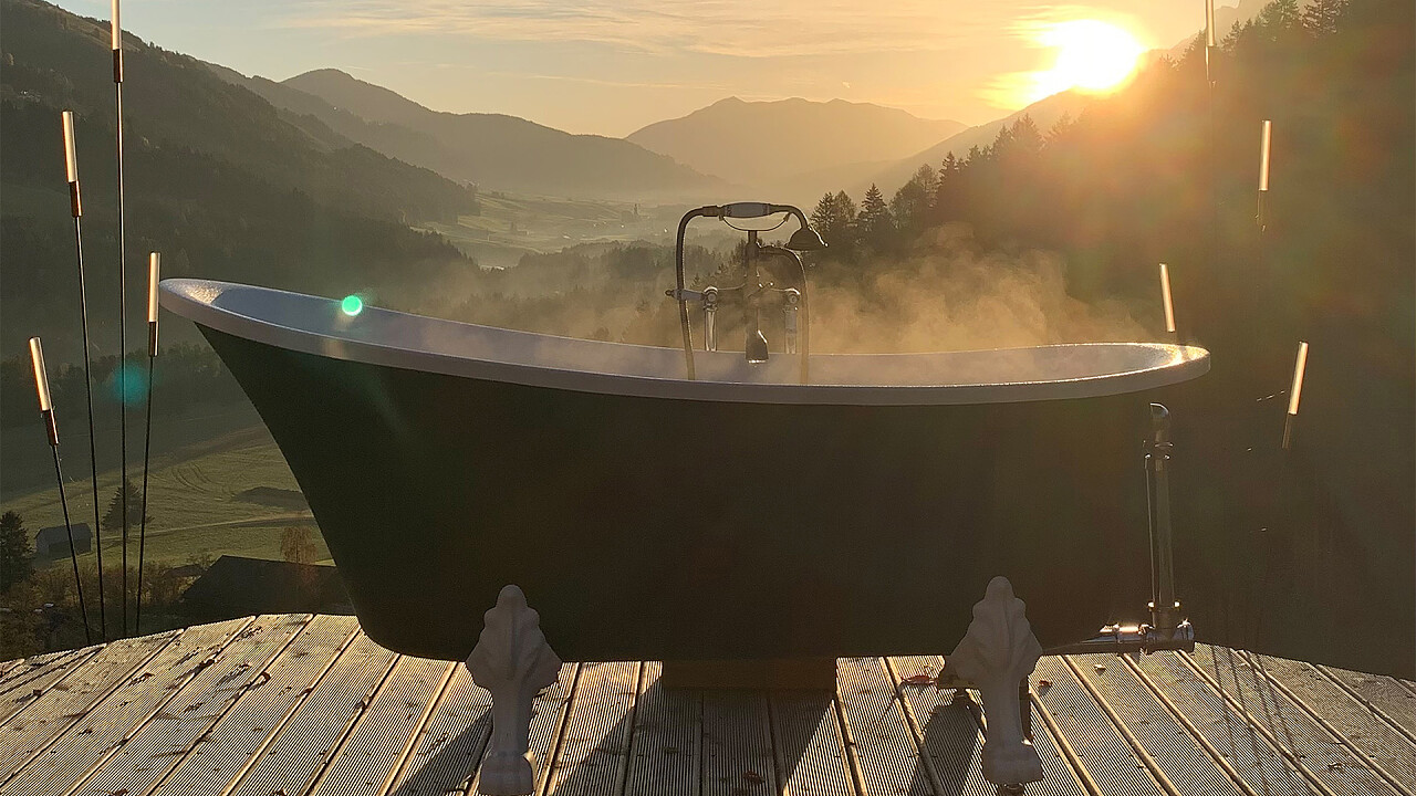 Vasca da bagno esterno - Gailerhof Hotel B&B