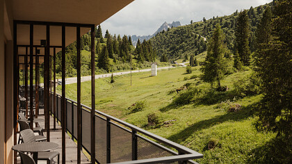 Esterno inverno Hotel Boe Arabba