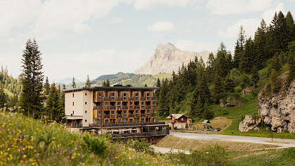 Esterno inverno Hotel Boe Arabba