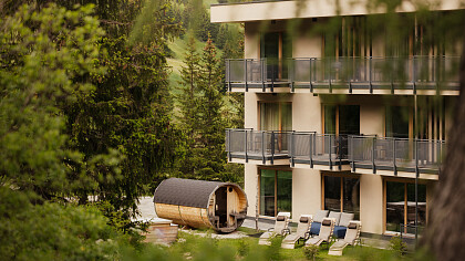 Esterno inverno Hotel Boe Arabba