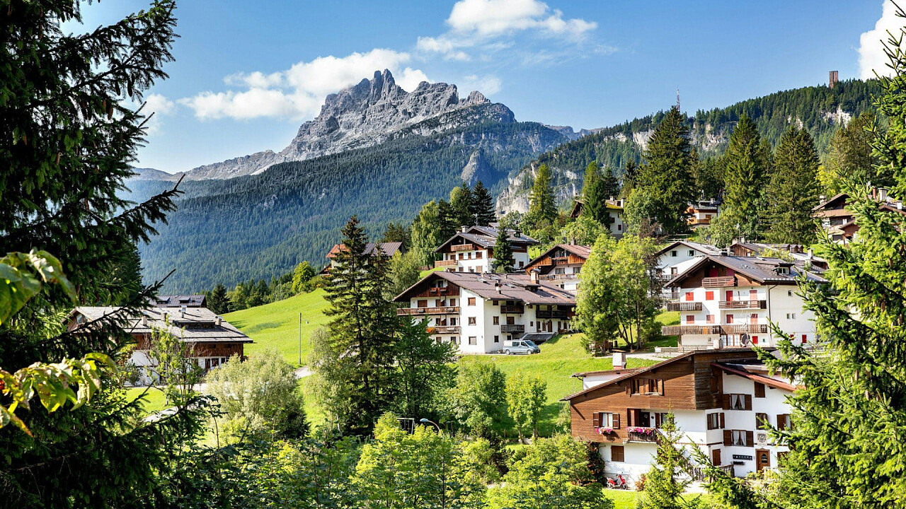 Sommerstruktur im Freien - Hotel Des Alpes