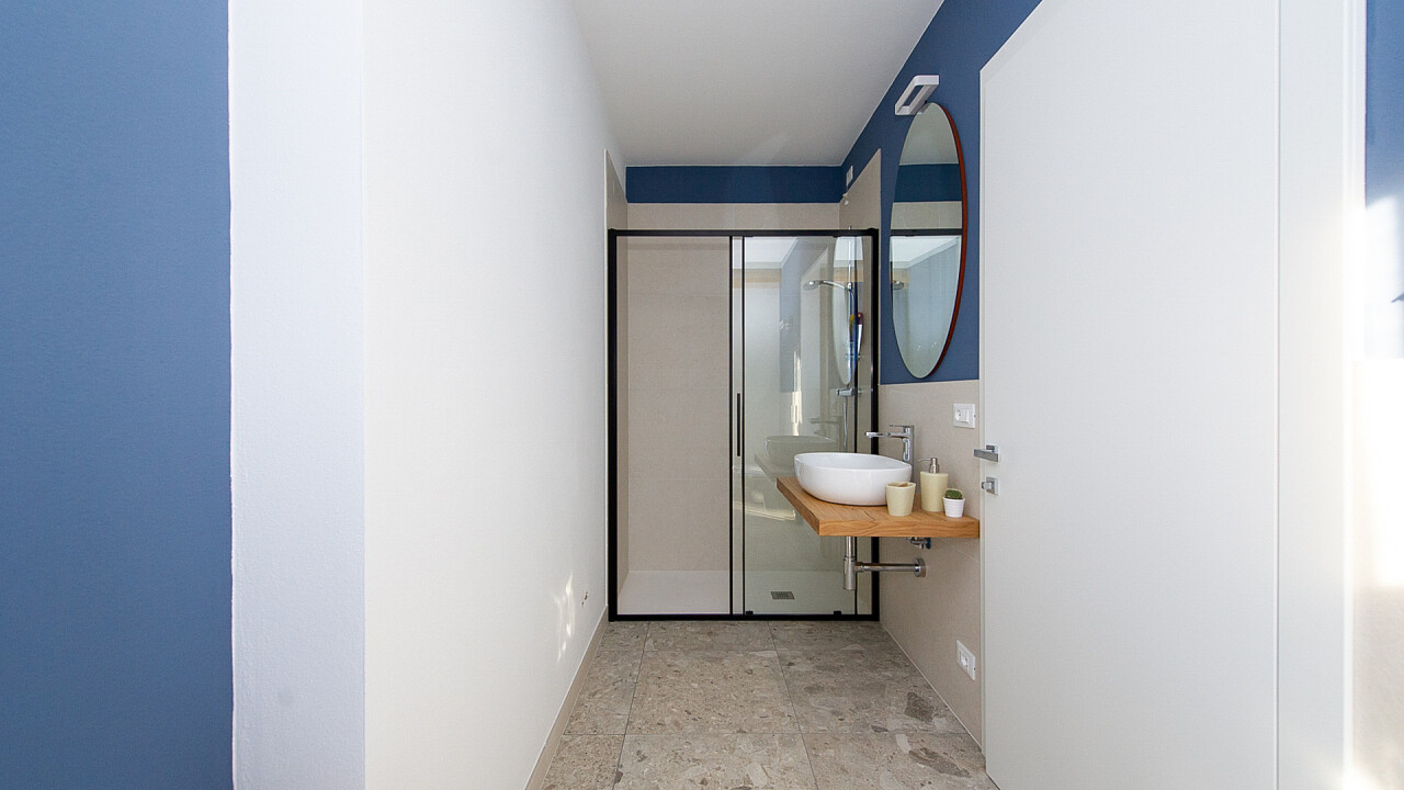 Badezimmer - Mondzimmer - B&B Cheshire Cat from the Moon