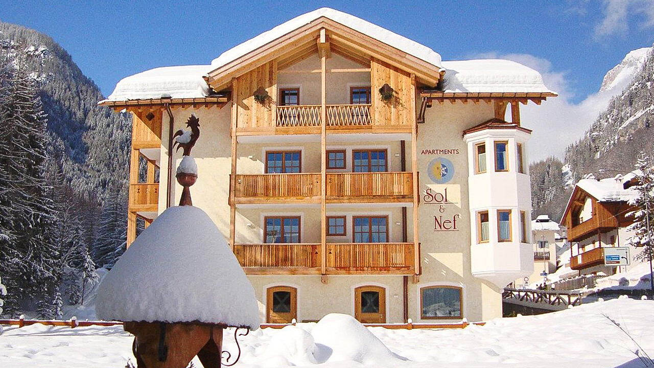Struttura esterna inverno - Apartments Sol & Nef