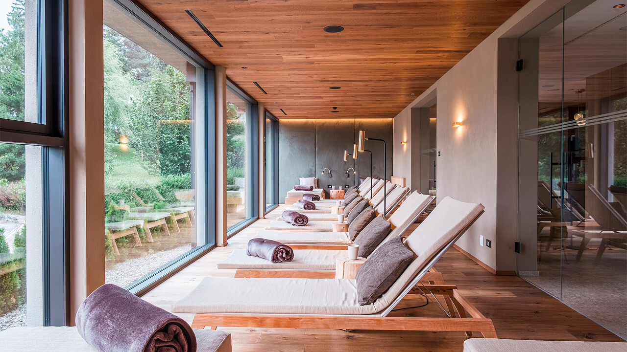 Lettini zona relax - Hotel Waldrast