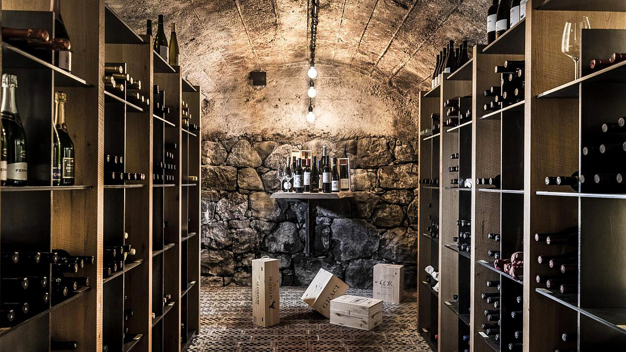 Cantina con vini - Hotel Waldrast