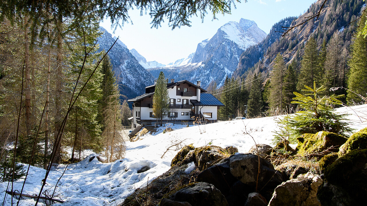 Struttura esterna inverno - Garni Roberta
