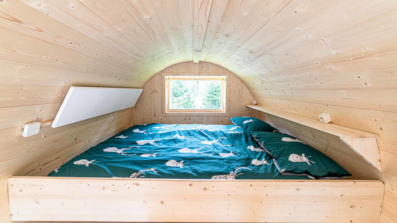 Inside barrels - Camping Marmolada