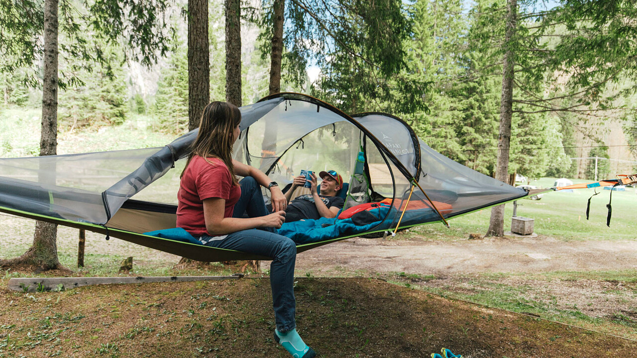 Tents in the trees - Camping Marmolada