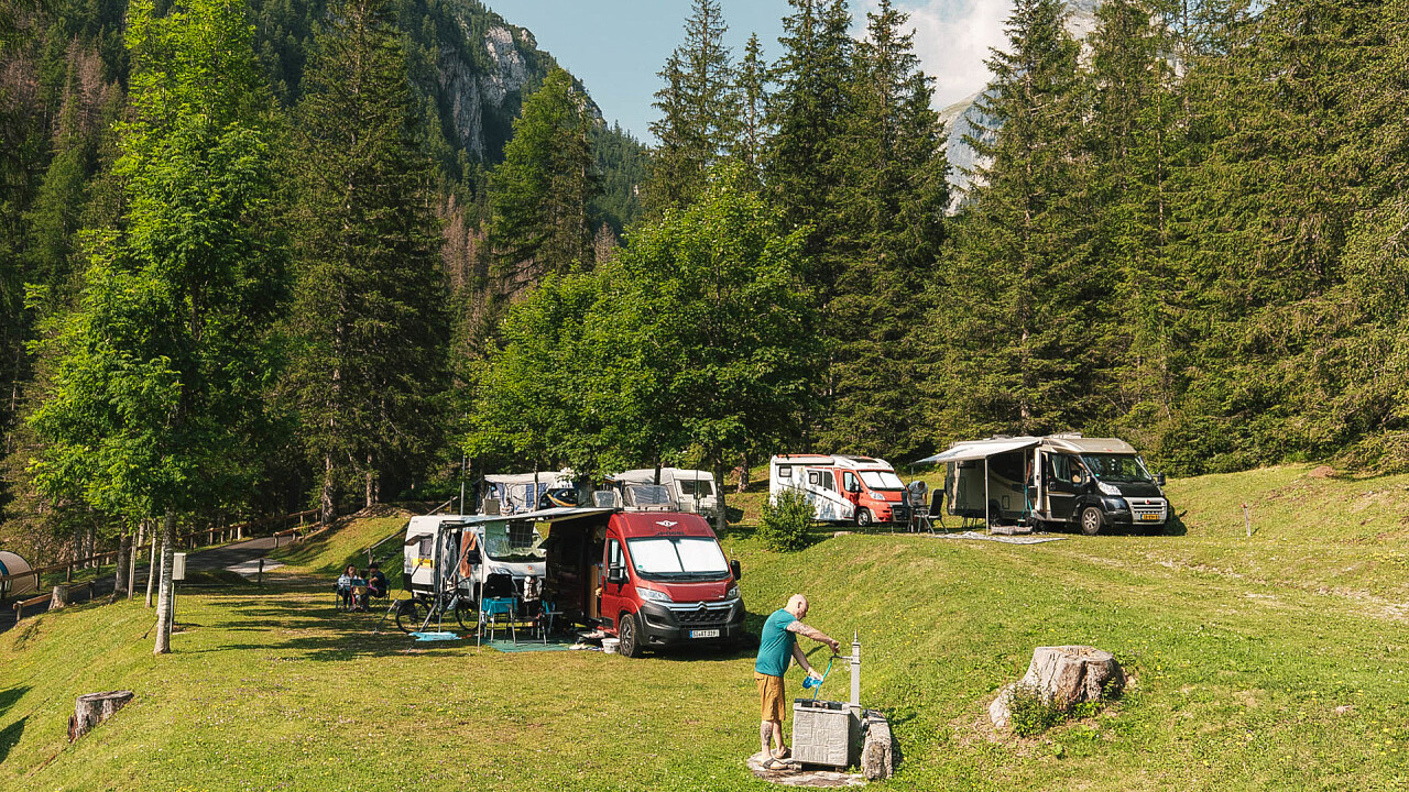 Camper pitches - Camping Marmolada