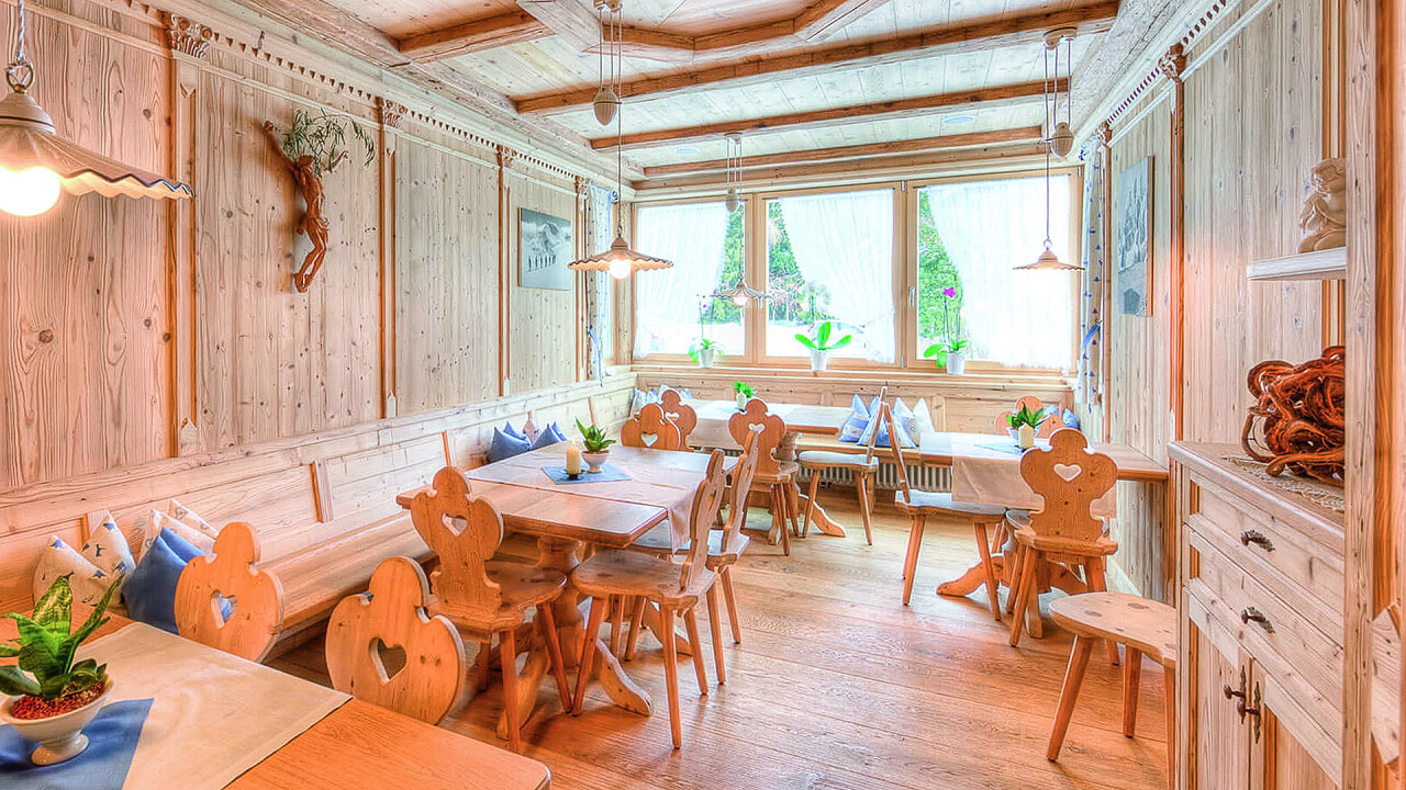 Tavoli ristorante - Hotel Pinei Nature & Spirit