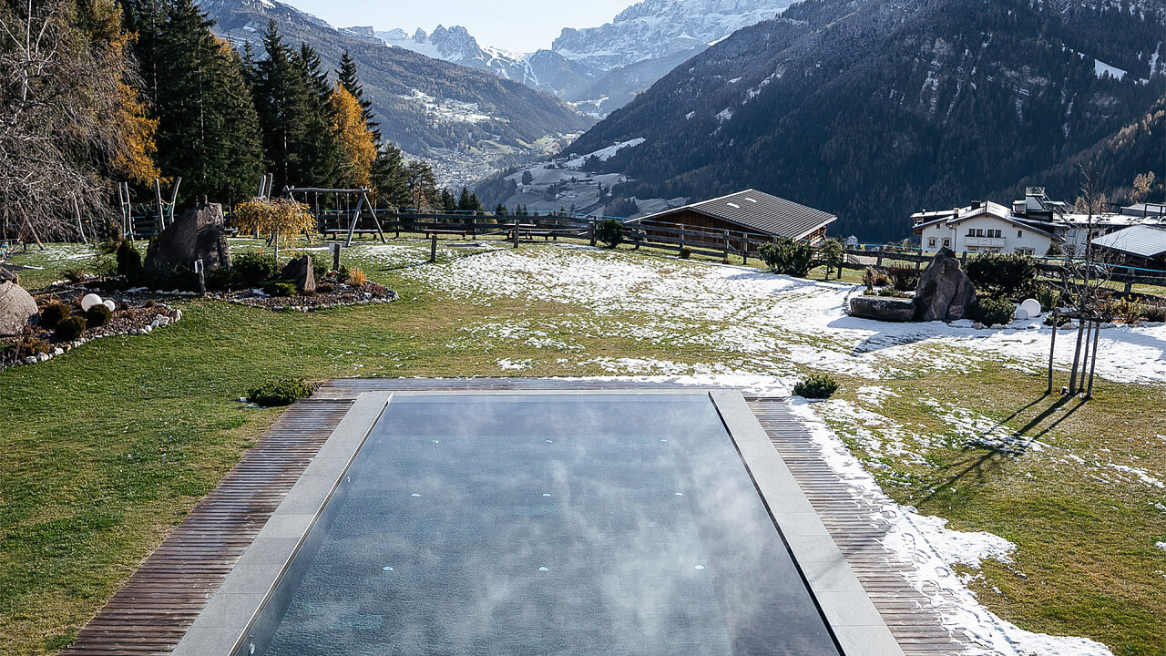 Piscina esterna inverno - Hotel Pinei Nature & Spirit