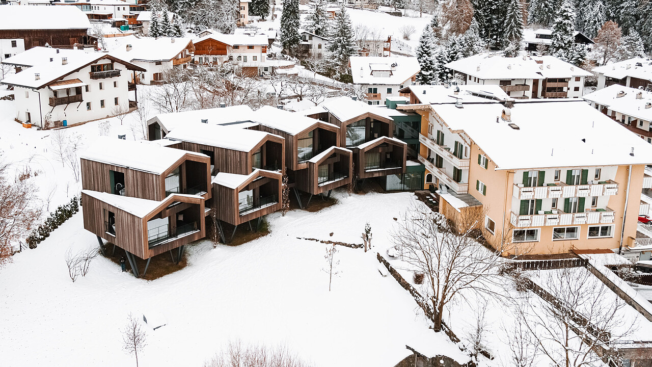 Struttura esterna inverno - Parc Hotel Florian