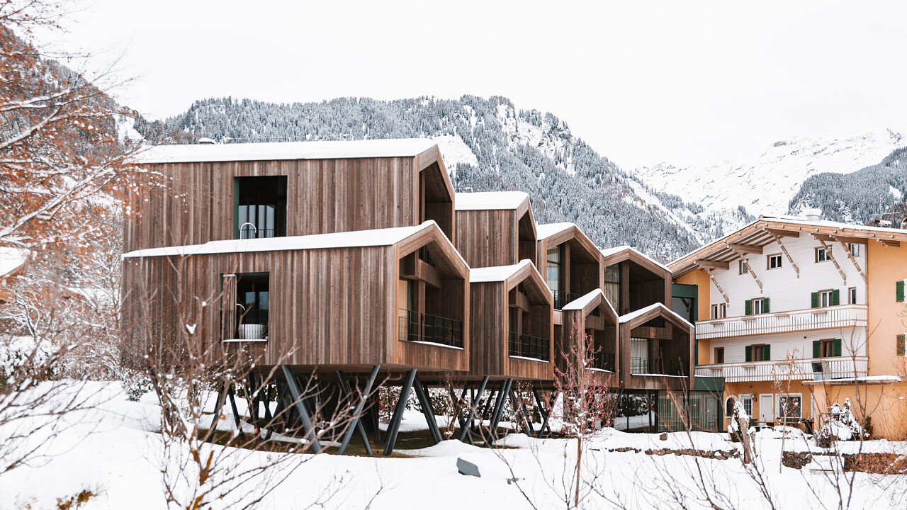 Struttura esterna inverno - Parc Hotel Florian