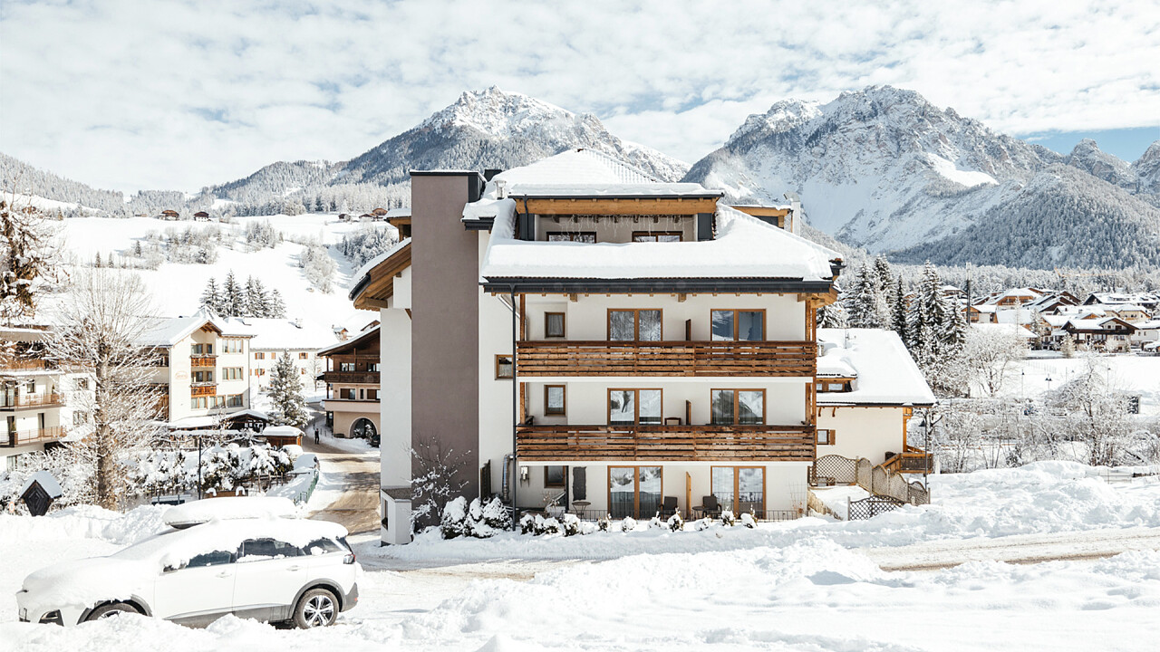 Struttura esterna inverno - Piccolo Hotel Claudia
