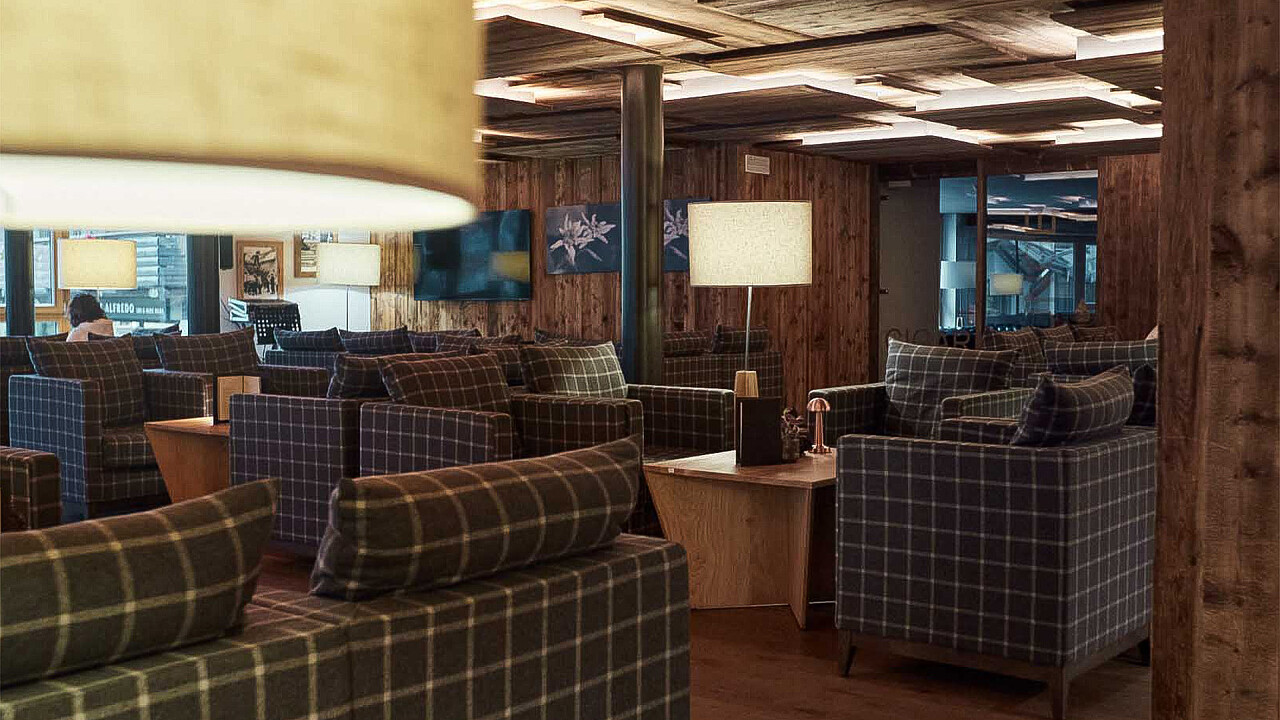 Sessel im Entspannungsbereich - Hotel Col Alto