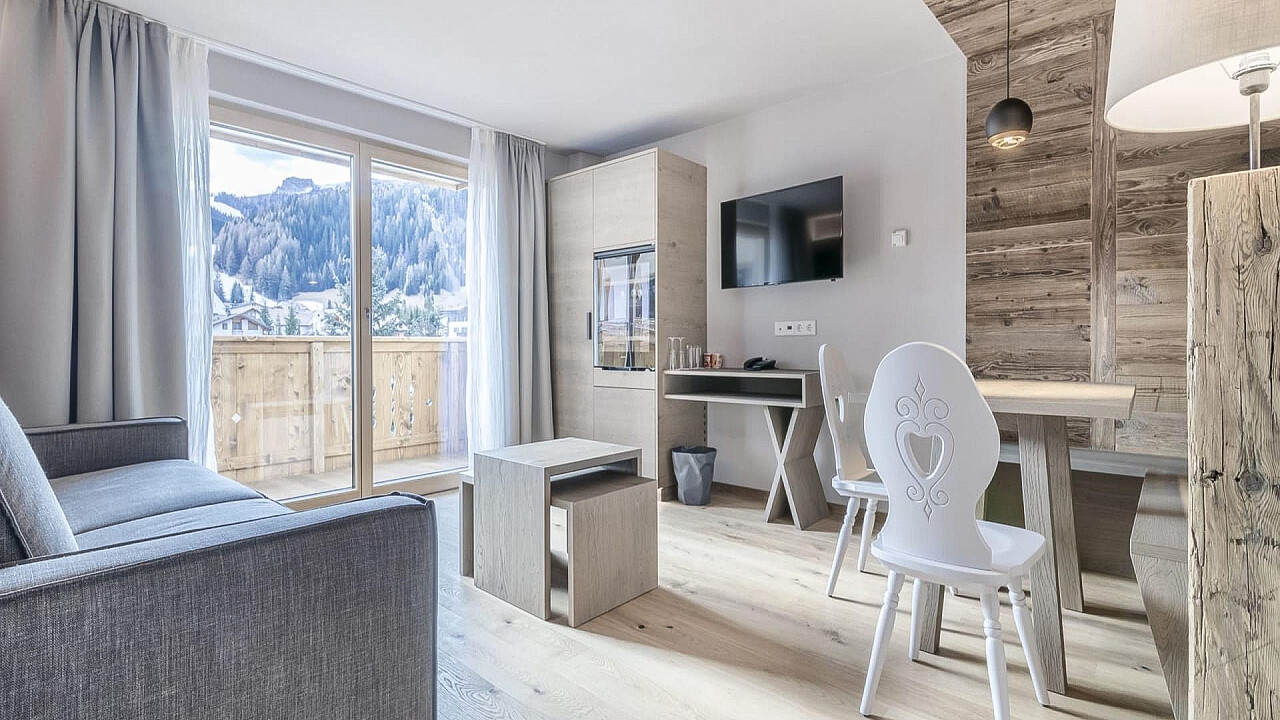 Schlafzimmer - Sellaronda Suite - Hotel Col Alto