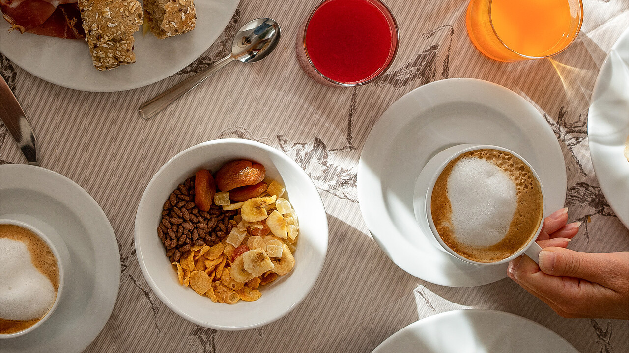 Cereali caffe colazione Hotel Astoria Canazei