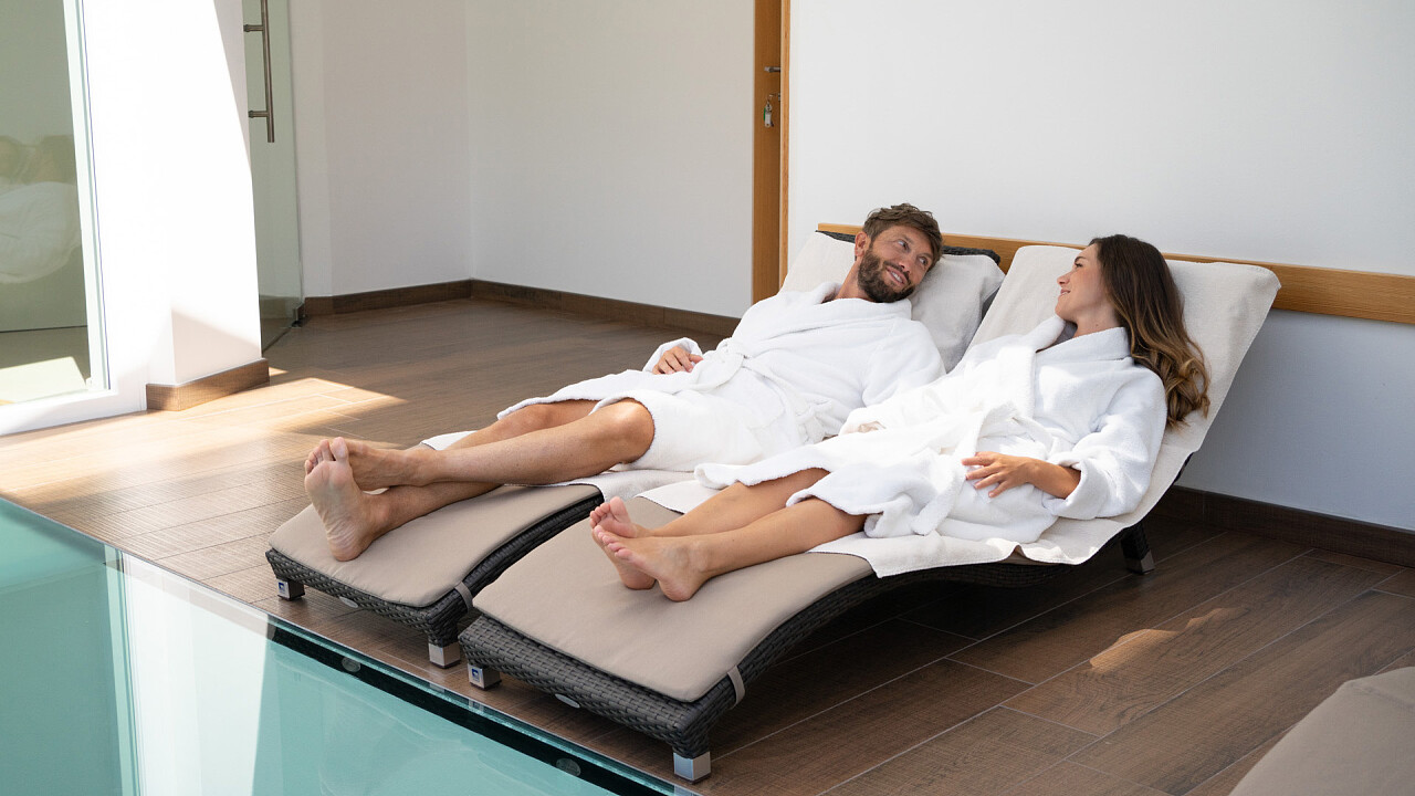 Coppia sala relax Hotel Astoria Canazei