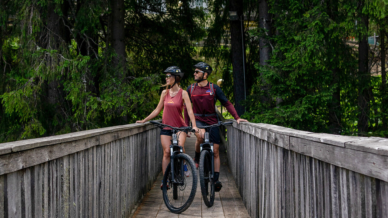 Coppia bici Hotel Astoria Canazei