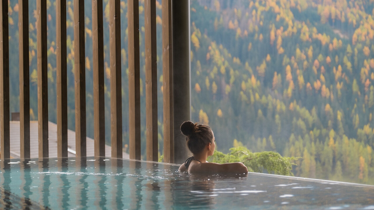piscina a sfioro Mountain Residence Montana