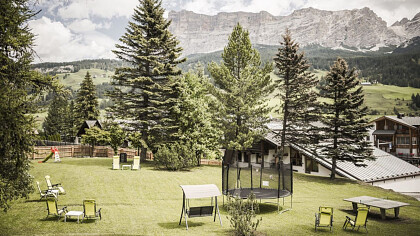 Esterno inverno Hotel Ladinia