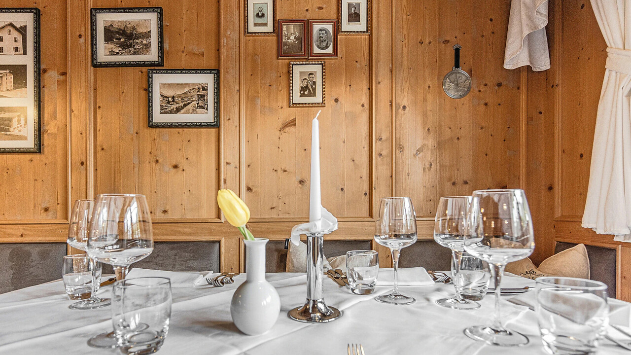 Tavoli ristorante Hotel Evaldo