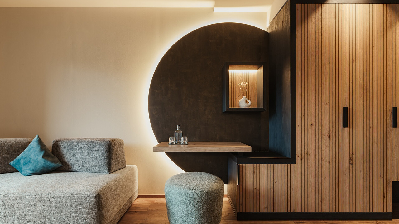 particolare camera Hotel B&B Feldmessner