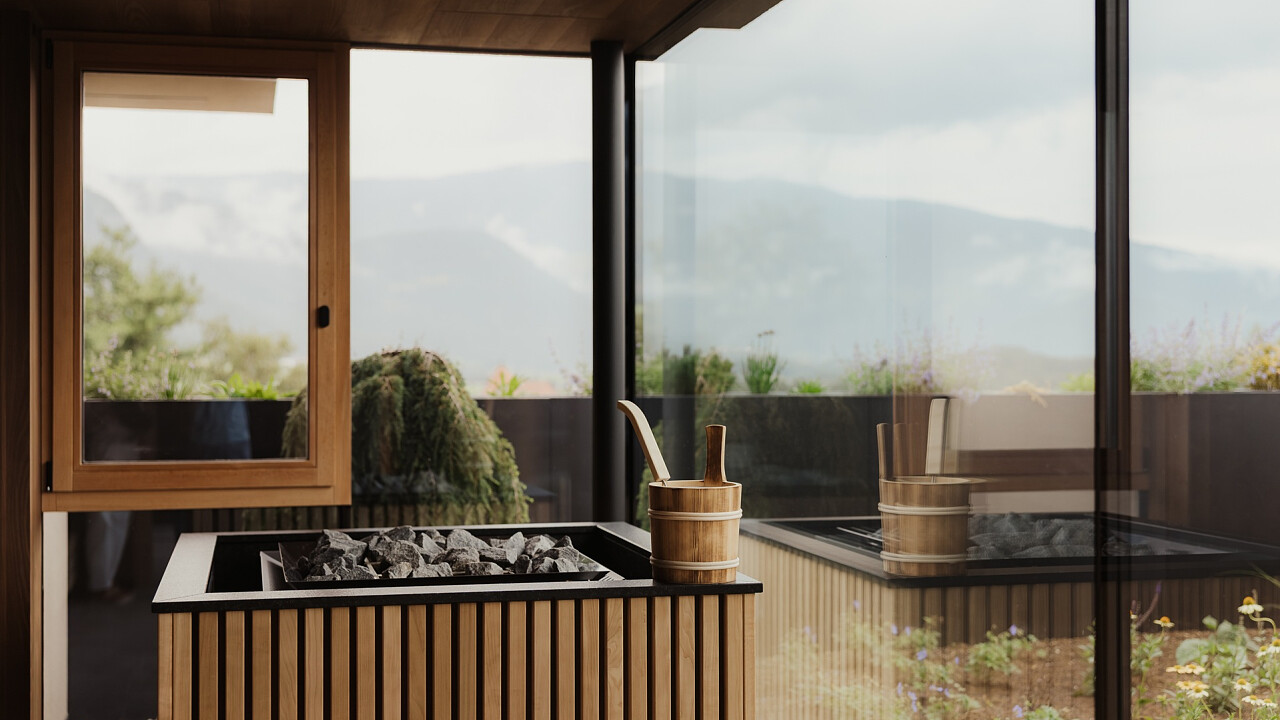 interno sauna Hotel B&B Feldmessner