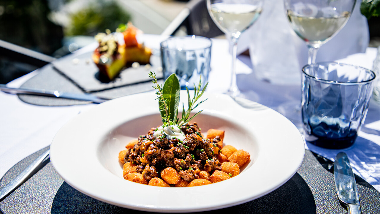 piattp gnocchi ragu Hotel Gruber sesto