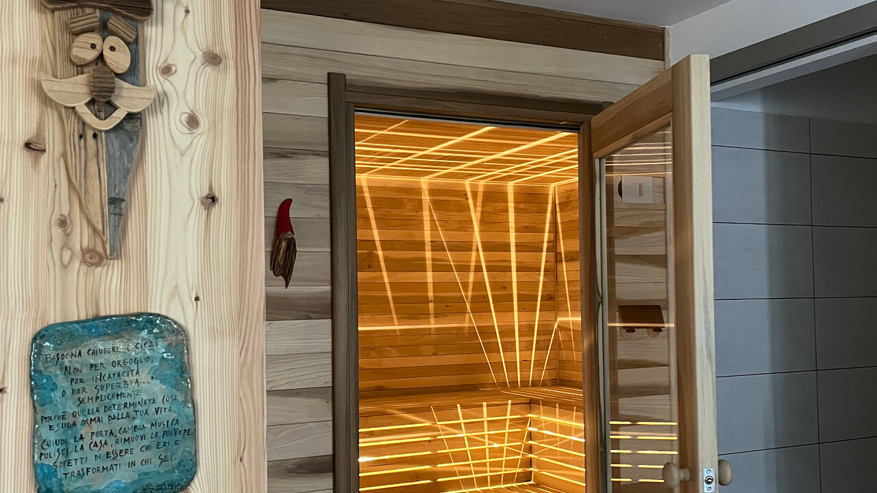 interno sauna Martina House