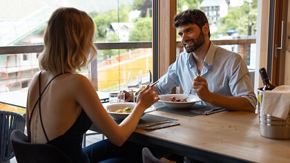 esterno estivo Locanda Giallo Dolomiti