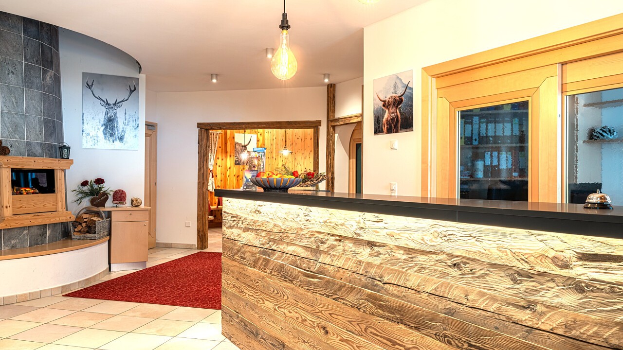 reception Hotel Appartement Haus Gitschberg