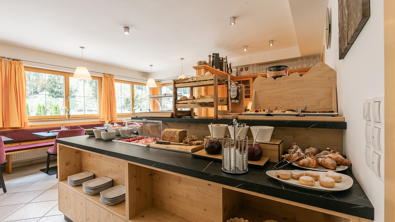 buffet colazione - Hotel Appartement Haus Gitschberg