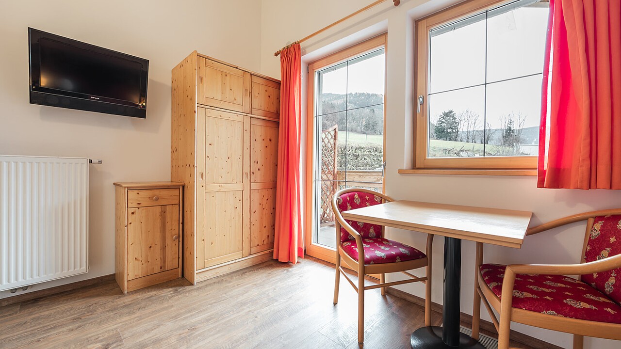 Camera doppia balcone soggiorno - Hotel Appartement Haus Gitschberg